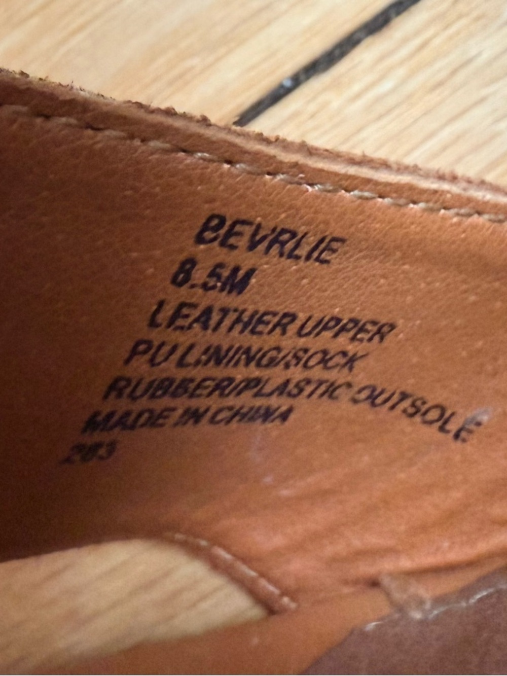 Steve Madden Cognac Tan Ankle-Strap Wedge Sandals - Picture 6 of 6